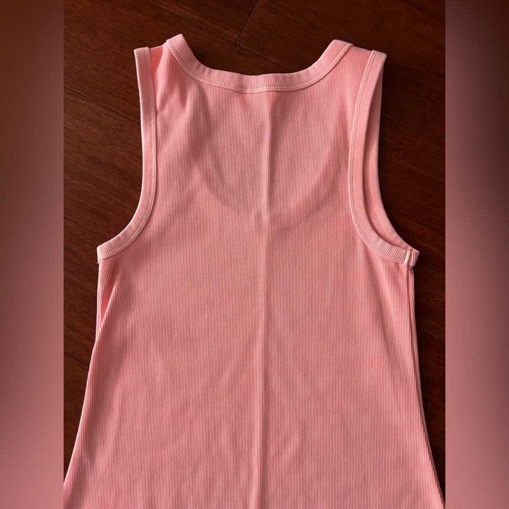 Universal Thread Neon Pink Ribbed Tank Dress NWOT - Picture 4 of 6
